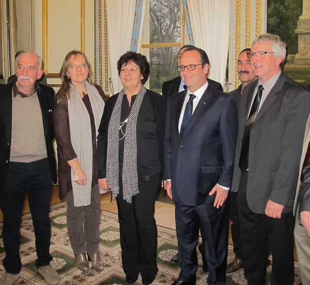 La castanéiculture francaise reçue à l'Elysée