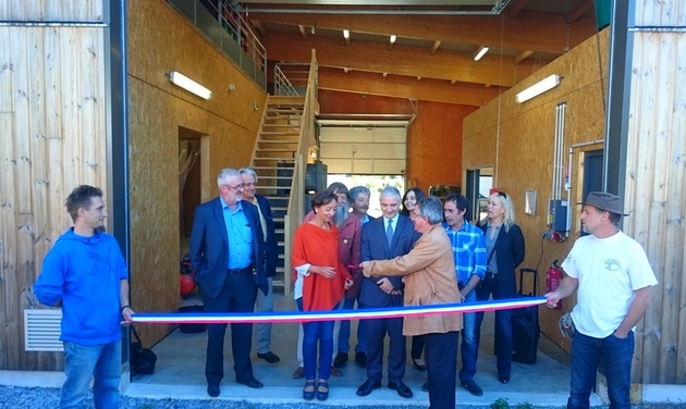 Inauguration d'un nouvel atelier "châtaigne sèche"