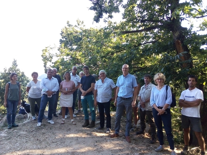 Inauguration de la desserte d'Aizac