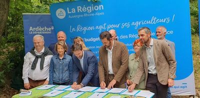 Signature du plan châtaigneraies traditionnelles 2023-2027