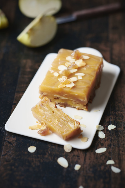 Terrine de pommes et châtaignes au sirop